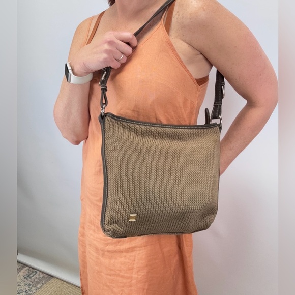THE SAK Brown crochet Lumi shoulder hobo Bag - Picture 1 of 12